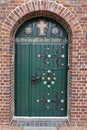 Old Decorated Church Door