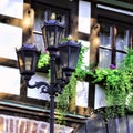 Old decorative streetlamps