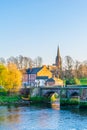 Old Dee bridge in Chester, England Royalty Free Stock Photo