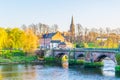 Old Dee bridge in Chester, England Royalty Free Stock Photo