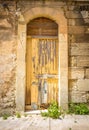 Old delapidated doorway