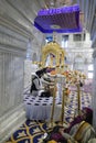 Musicians play during ceremony in the Gurudwara