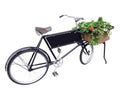 Old delivery Bike. Royalty Free Stock Photo