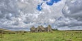 Old Derelict Graite Tin Mine on top of Dartmoor in England Royalty Free Stock Photo