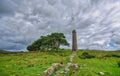 Old Derelict Graite Tin Mine on top of Dartmoor in England Royalty Free Stock Photo