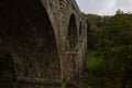 The old Derriton railway viaduct near Holsworthy in North Devon
