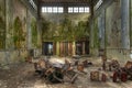 Old deserted hall in Germany Royalty Free Stock Photo