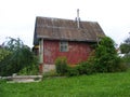 Old deserted house in a village Royalty Free Stock Photo