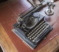 Old desk typewriter Royalty Free Stock Photo