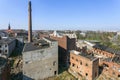 The old, destroyed and abandoned factory