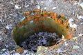 Abandoned sewer well