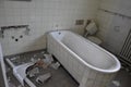 Old destroyed bathroom Royalty Free Stock Photo