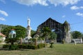 Old destroyed church in Loboc, Bohol, Philippines Royalty Free Stock Photo