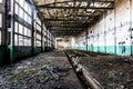 Old destroyed factory Royalty Free Stock Photo