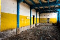 Old destroyed factory Royalty Free Stock Photo