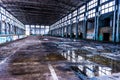 Old destroyed factory Royalty Free Stock Photo