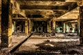 Old destroyed factory Royalty Free Stock Photo
