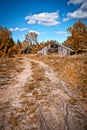 Old destroyed house