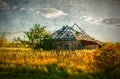 Old destroyed house Royalty Free Stock Photo