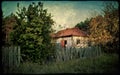 Old destroyed house Royalty Free Stock Photo