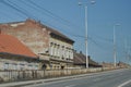 Old house near a bridge Royalty Free Stock Photo