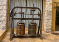 Old device for manufacturing perfume, Fragonard Parfumeur, Grasse, France