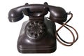 Old dial phone Royalty Free Stock Photo