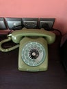 Old dial telephone