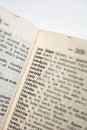 Old Dictionary Series Royalty Free Stock Photo