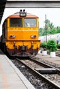 Old diesel electeic locomotive Royalty Free Stock Photo