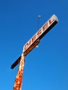 Old Diesel Fuel Sign Royalty Free Stock Photo