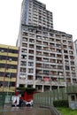 Old dilapidated building in a center of Sao Paulo, Brazil Royalty Free Stock Photo