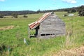 Old dilapidated farm shed Royalty Free Stock Photo