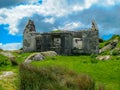 Old dilapidated Irish Cottage in the west of Ireland Royalty Free Stock Photo