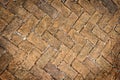 Old dirty brick stone floor texture. Royalty Free Stock Photo