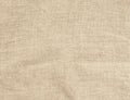 Old dirty brown horizontal creasy burlap texture Royalty Free Stock Photo