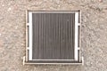 Old dirty car air filter. Close up. Royalty Free Stock Photo