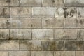 Old and dirty cement cinder block wall texture. Royalty Free Stock Photo