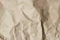 Old dirty crumbled paper background texture. Vintage letter template. Creases and dents. Parchment. Wrapping process.