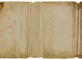 Textured dust jacket of old book Royalty Free Stock Photo