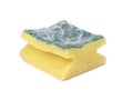 Old and dirty kitchen dish washing sponge Royalty Free Stock Photo