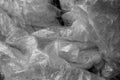Old dirty plastic texture in black and white. Royalty Free Stock Photo