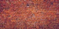 Vintage Old dirty Red brick wall Background Royalty Free Stock Photo