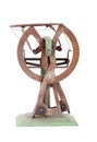 Old dirty and rusty postage scales Royalty Free Stock Photo