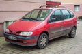 Old dirty and rusty Renault Megane parked