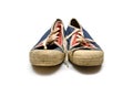 Old dirty sneakers Royalty Free Stock Photo