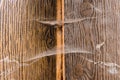 Old dirty spider web. dirt cobweb in corner of abandoned house Royalty Free Stock Photo