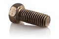 Old, dirty, steel bolt Royalty Free Stock Photo