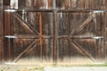 Old and Dirty Wooden Gate