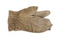 Old Dirty Work Gloves Royalty Free Stock Photo
